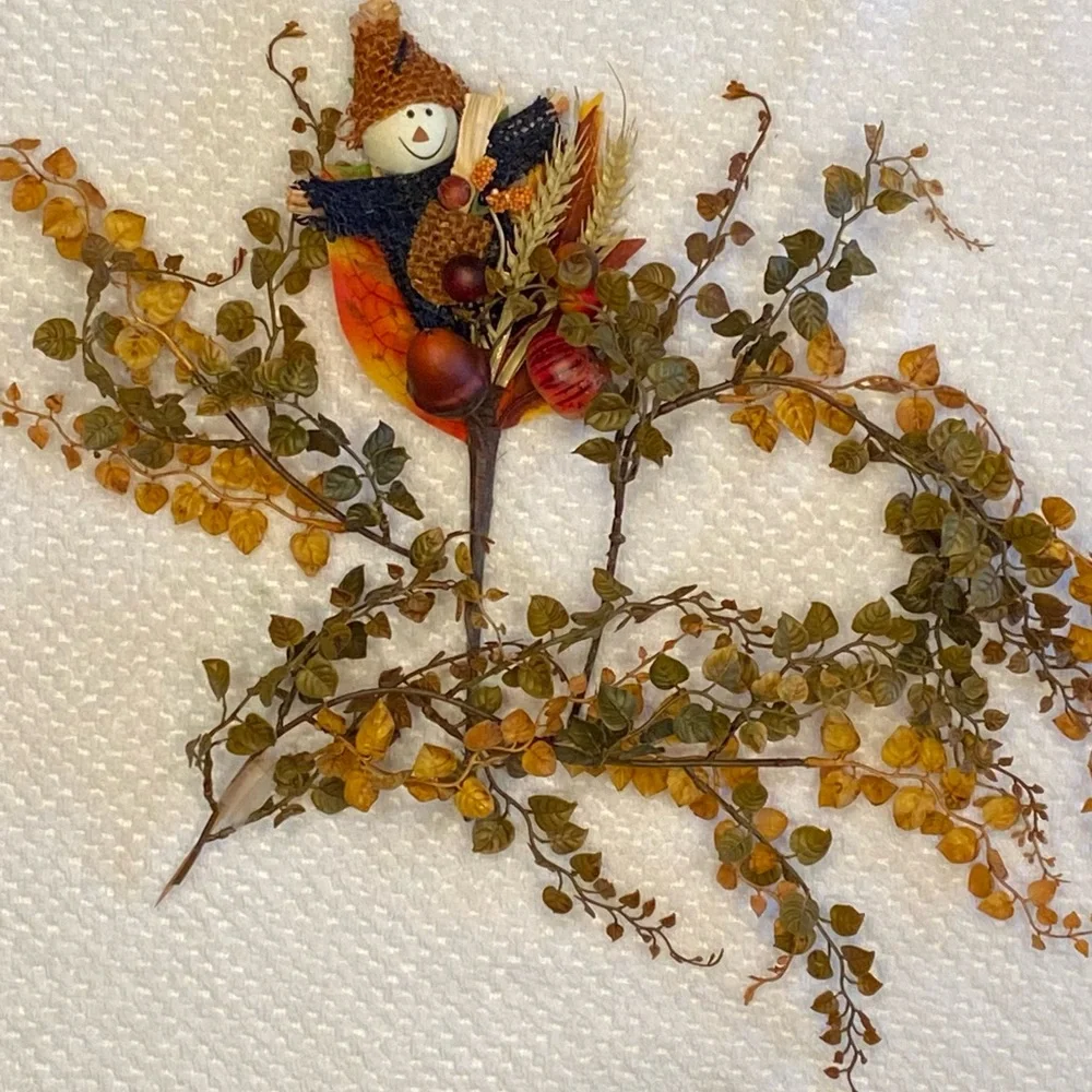 Lot of Autumn Faux Flora pieces